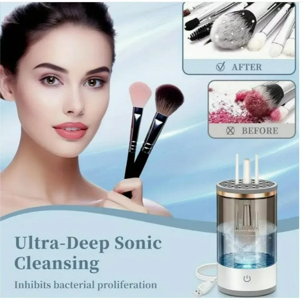 USB Rechargeable Electric Makeup‎ Brush Cleaner - NWT